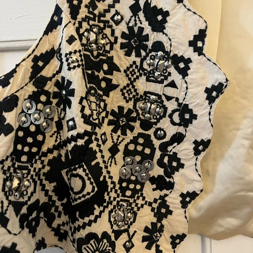 Free People Vintage Satin Vest - Picture 2 of 3